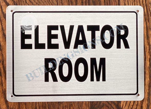 Elevator Room Sign - Napoli Argento Line