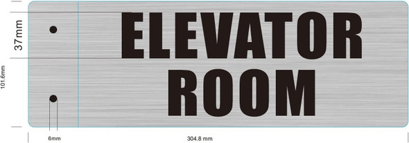 ELEVATOR ROOM SIGN-Two-Sided/Double sided Projecting, Corridor and Hallway Sign -The Hallway Line