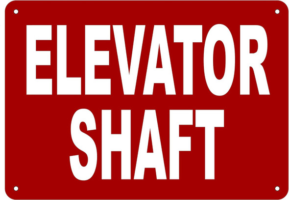 Elevator Shaft Sign