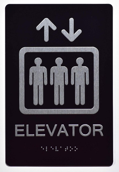 ELEVATOR SIGN The sensation line