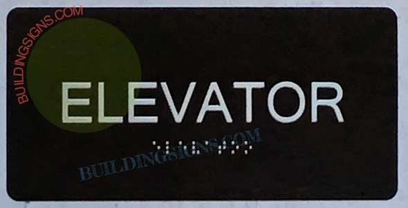ELEVATOR  Tactile Touch Braille  - The Sensation line