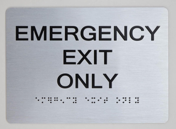Emergency EXIT ONLY  - The Sensation line