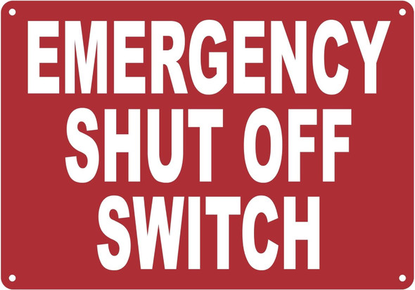 Emergency Shut Off Switch
