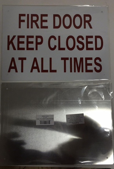 FIRE Door Keep Closed at All Times Sign