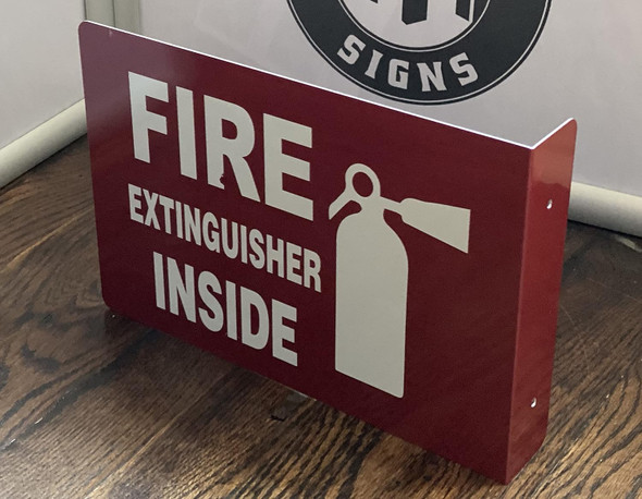 FIRE EXTINGUISHER INSIDE PROJECTION SIGN-FIRE EXTINGUISHER INSIDE SIGN -ESPECTADORA LINE