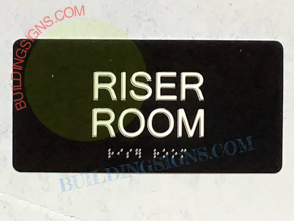 RISER ROOM  Tactile Touch Braille  - The Sensation line