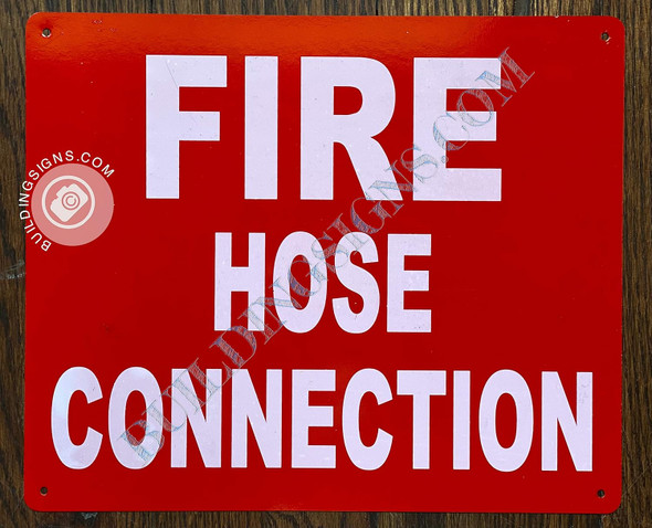 Fire Hose Connection Sign