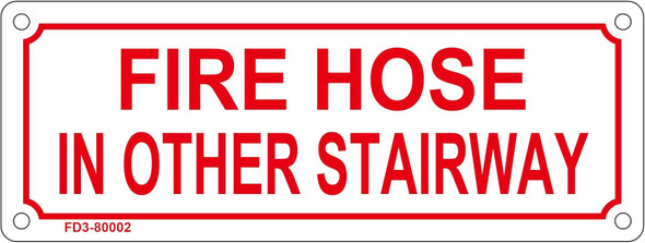 Fire Hose In Other Stairway