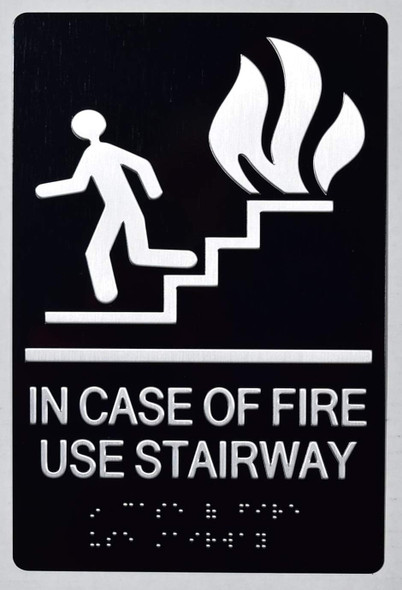 In Case Of Fire Use Stairway--The Sensation Line