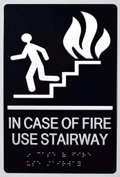 In Case Of Fire Use Stairway--The Sensation Line