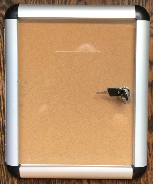 Indoor Enclosed Bulletin Board Cabinet - Bulletin Board Lockable Display  Wall Frame