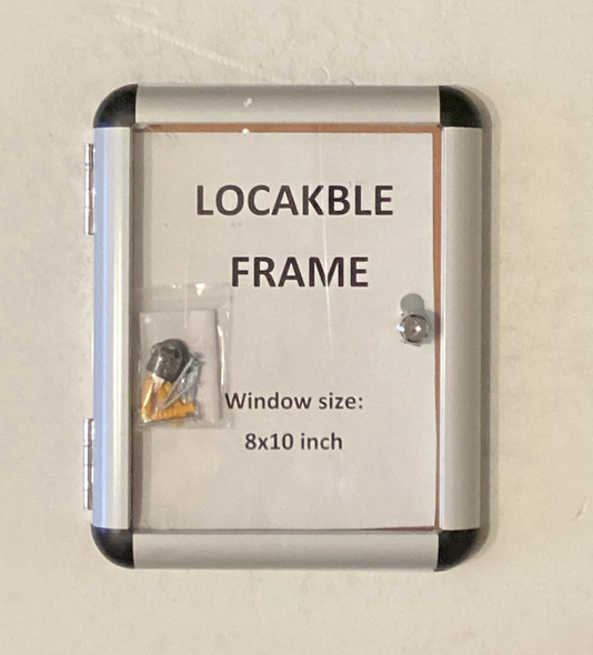 Indoor Enclosed Bulletin Board Cabinet - Bulletin Board Lockable Display Frame