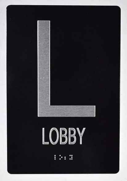 Lobby Floor Number  - IGN  -Tactile Touch Braille - The Sensation line