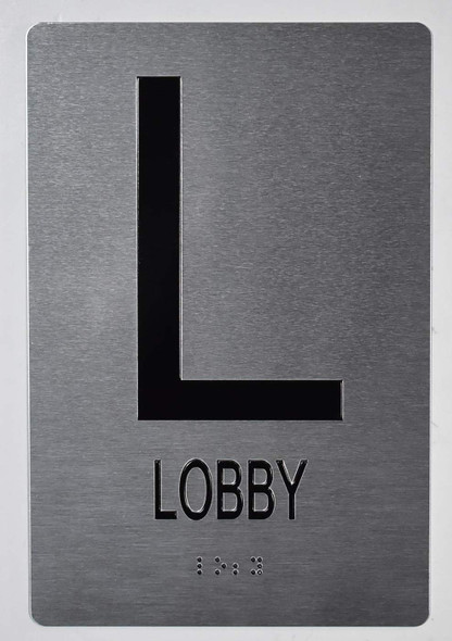 Lobby Floor  Silver - Tactile Touch Braille  - The Sensation line