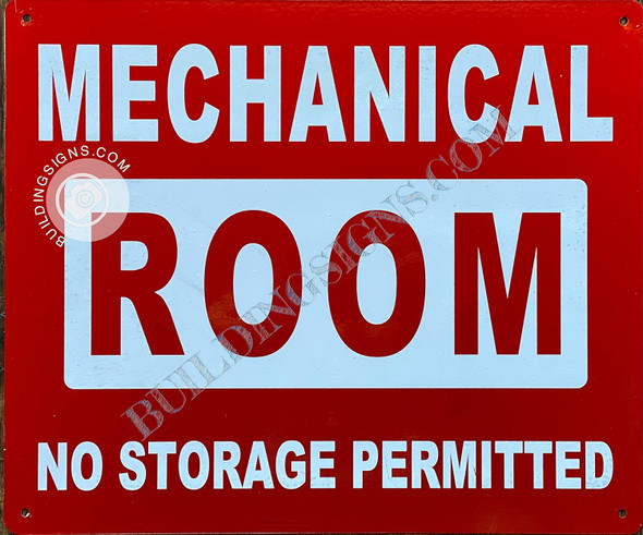 Mechanical Room  - No Storage