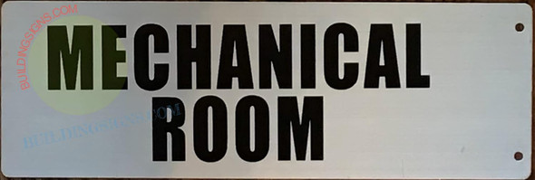 MECHANICAL ROOM SIGN -Two-Sided/Double sided Projecting, Corridor and Hallway Sign -The Hallway Line