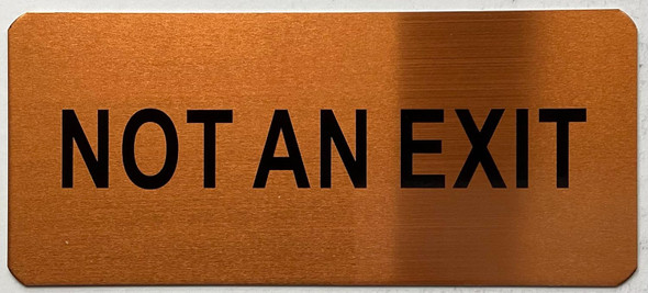 NOT AN EXIT SIGN - The Gold Mountain Line