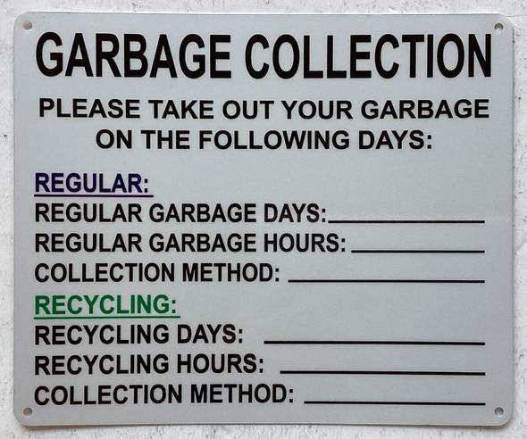 Nyc hpd garbage collection days
