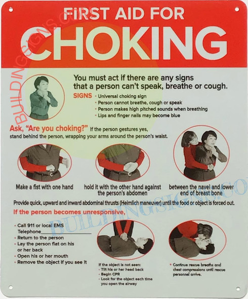 NYC RESTURANT - FIRST AID FOR CHOKING