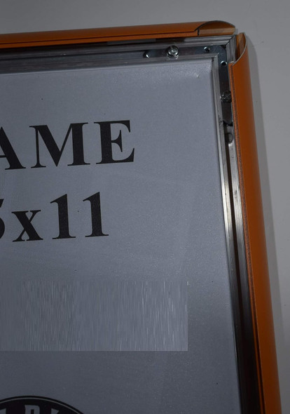 Orange Snap Poster Frame/Picture Frame/Notice Frame Front Load Easy Open Snap Frame