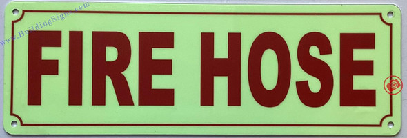Photoluminescent FIRE HOSE /GLOW IN THE DARK FIRE HOSE