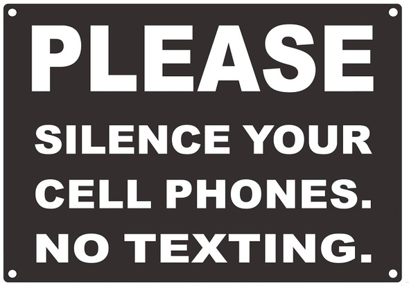 Please Silence Your Silent Cell Phones