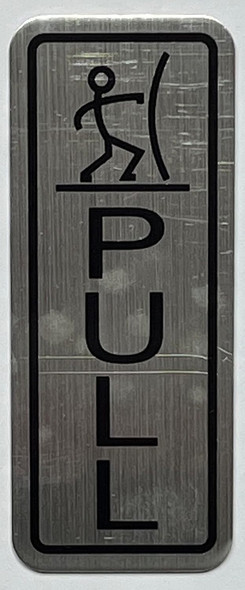 PULL AND PUSH DOOR SIGN
