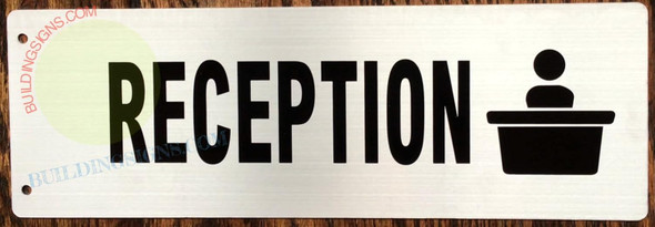 RECEPTION SIGN -Two-Sided/Double sided Projecting, Corridor and Hallway Sign -The Hallway Line