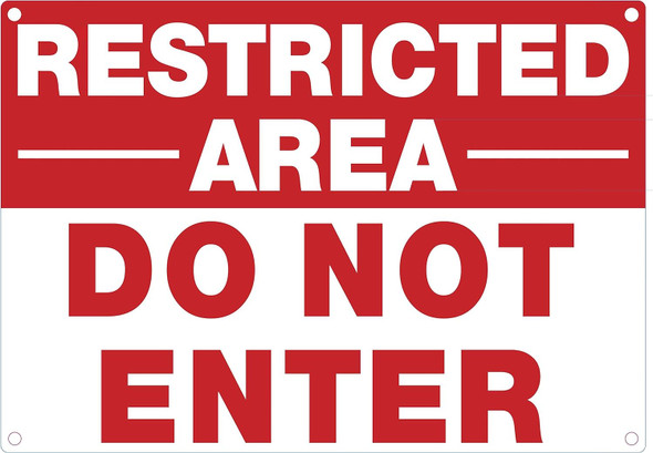Restricted Area Do Not Enter