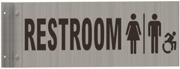 RESTROOM ACCESSIBLE  -Two-Sided/Double sided Projecting, Corridor and Hallway  -The Hallway Line