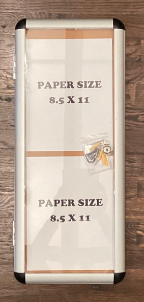 Resturant Lockable Menu display Board Tamperproof -Display Board for Resturant