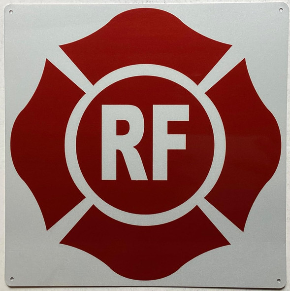 RF Roof Floor Truss Construction Sign, RF Sign