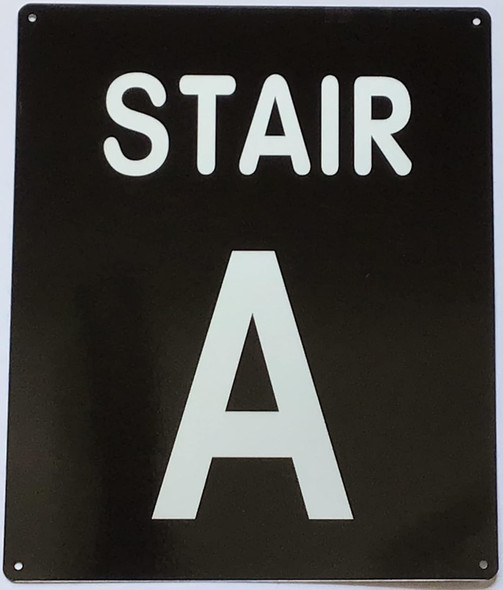 Stair A  Signage - Stair A Floor  Signage -The Black Pearls line