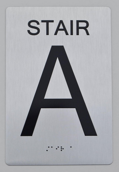 Stair A  Signage -Tactile Touch Braille  Signage The Sensation line