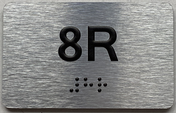 APT# 8R SILVER Sign