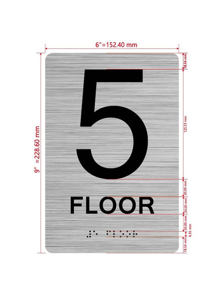 5 FLOOR Hpd Sign