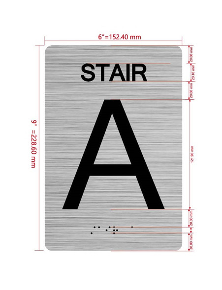 STAIR A Hpd Sign