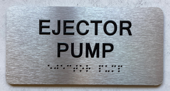 Ejector Pump Hpd Sign