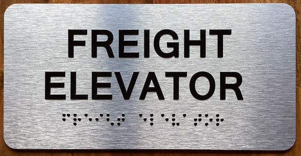 The Freight Elevator Sign