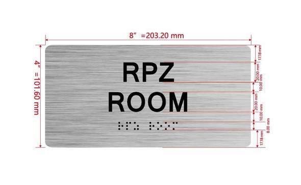 The Rpz Room Ada Sign