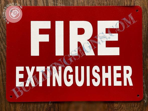 Fire Extinguisher  Sign