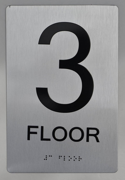 3rd Floor - floor 3  The sensation line Sign