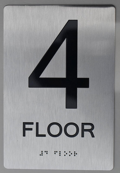 4th Floor  floor 4  The sensation line Sign