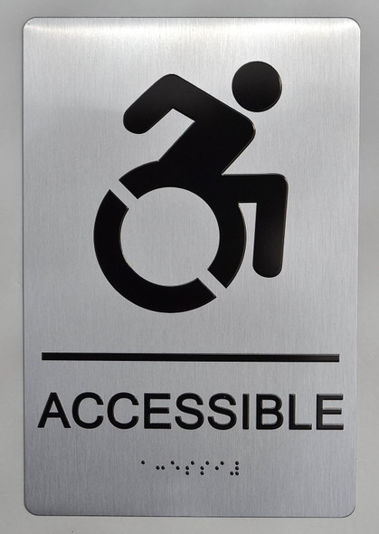 ACCESSIBLE  - Tactile Touch Braille  with Raised Letters The Sensation line