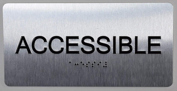 ACCESSIBLE  Silver-Tactile Touch Braille  - The Sensation line