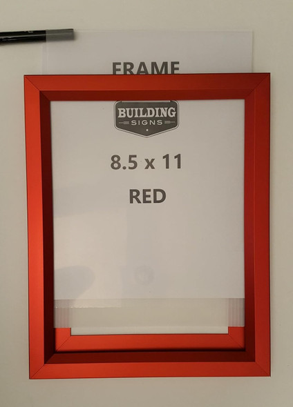 Elevator Inspection Frame  Red Frame