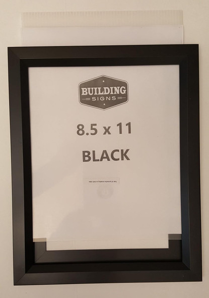 Inspection Poster Frame  Black