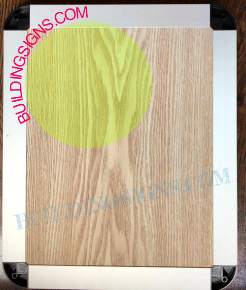 Cork Bulletin Board for Indoor Use with Locking Door