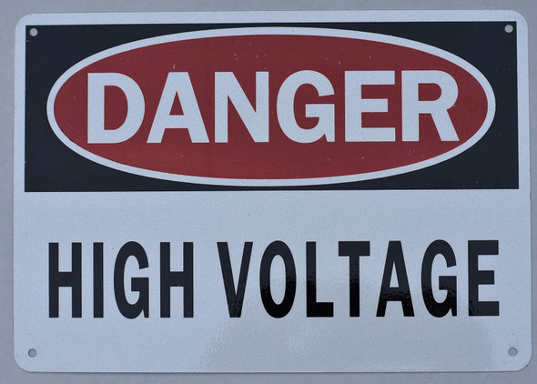 Danger High Voltage Sign