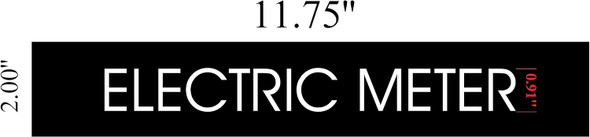 Electric Meter Sign